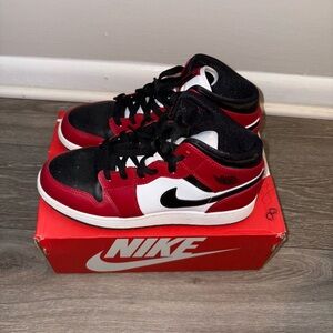 Nike Black and Red Athletic Shoes